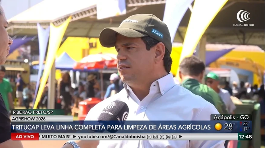 Agrishow 2026: Tritucap lança triturador TH.18 focado em erradicação sustentável e baixo custo