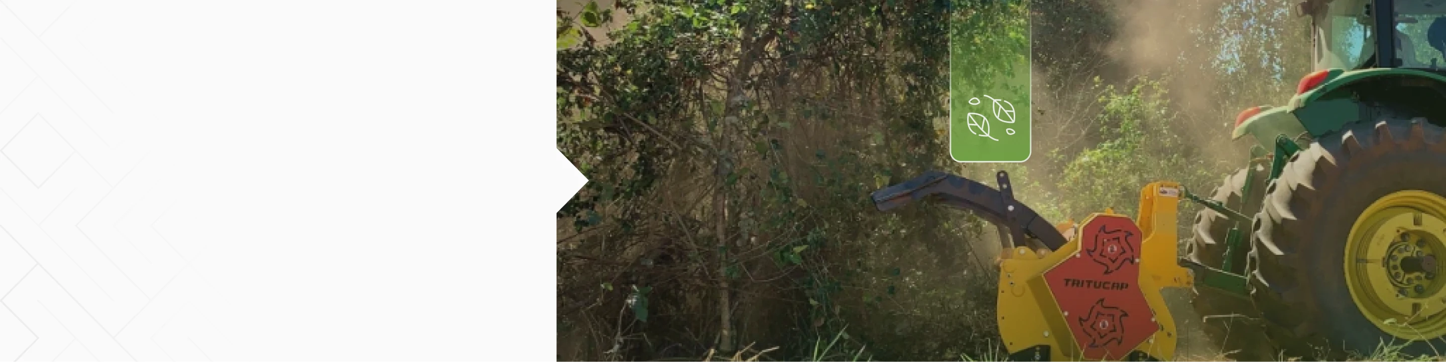 Trituradores para&nbsp;Supress&atilde;o Vegetal