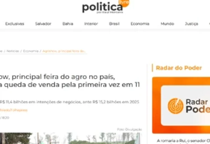 Globo Rural destaca resiliência na Agrishow 2026: Tritucap triplica vendas em ano de me...